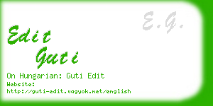 edit guti business card